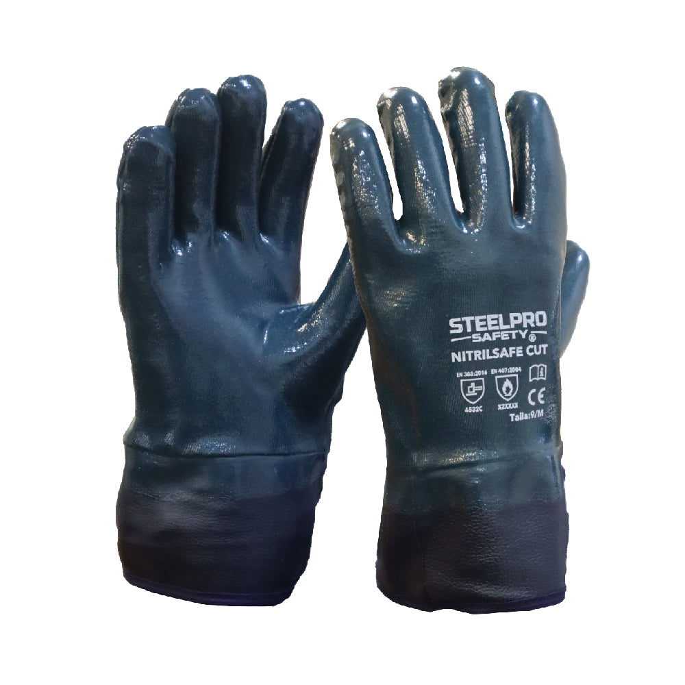 Guante Nitrilsafe cut talla 9M