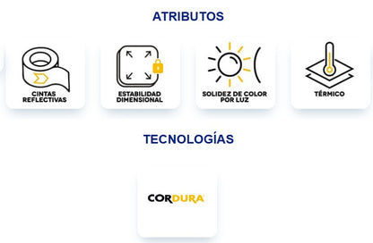 Micropolar Iron Line con Cinta Reflectiva Manga Larga Hombre