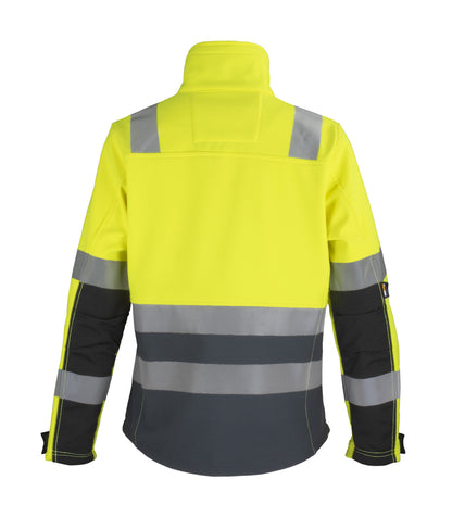 Chaqueta Softshell Hi-Vis Clase 2 Manga Larga Mujer