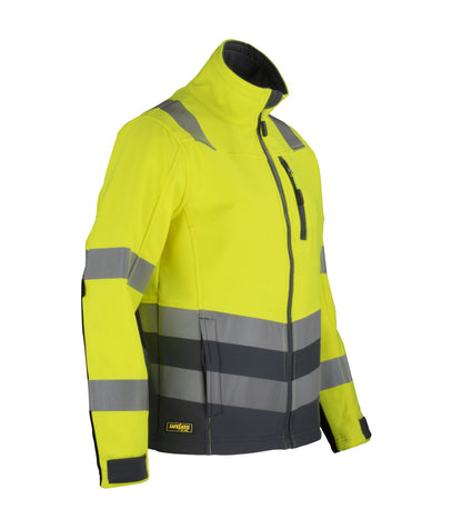 Chaqueta Softshell Hi-Vis Clase 2 Manga Larga Mujer