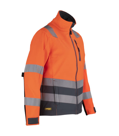 Chaqueta Softshell Hi-Vis Clase 2 Manga Larga Mujer