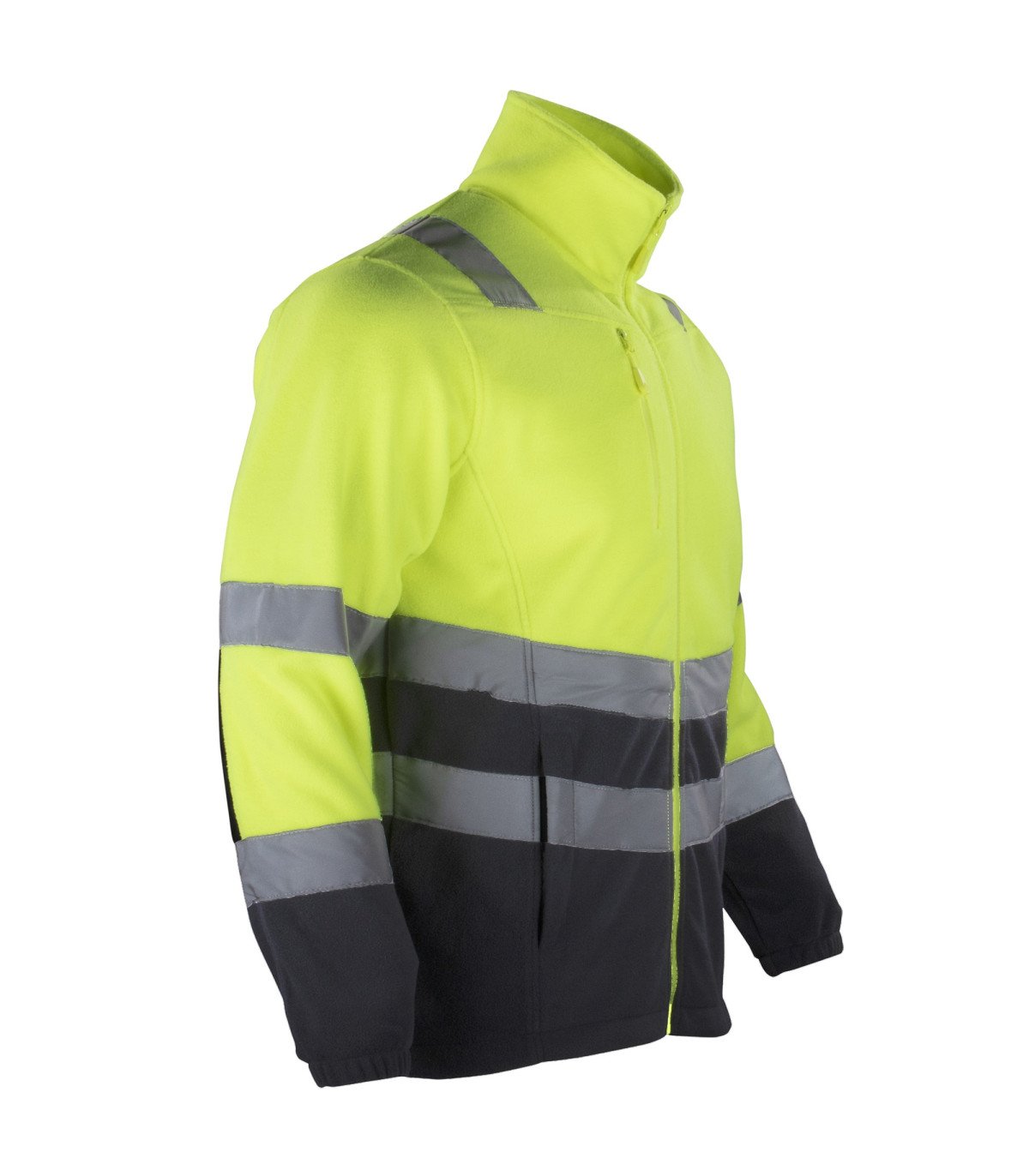 Micropolar Hi-Vis Clase 2 Bi-Color Manga Larga Hombre