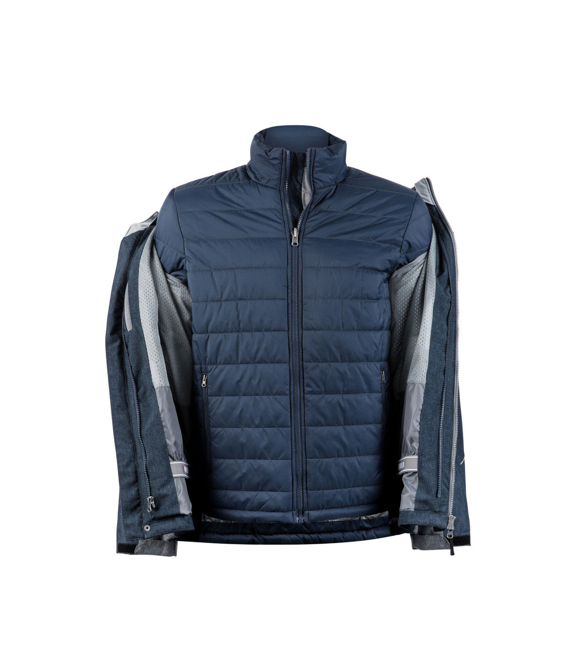 Parka 3 en 1 Desmontable Secuoya Manga Larga Hombre