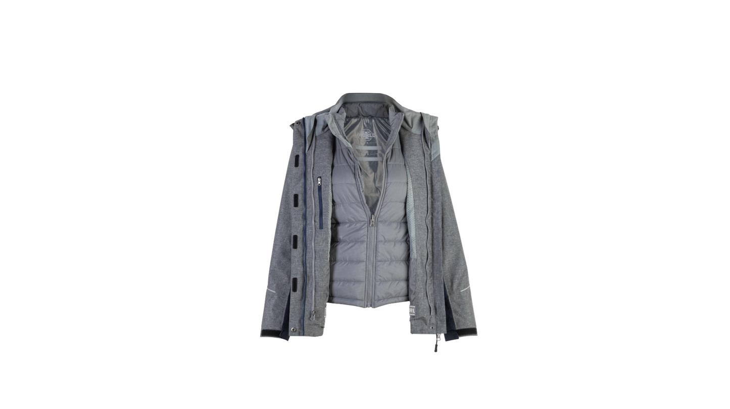 Parka 3 en 1 Desmontable Secuoya Manga Larga Mujer